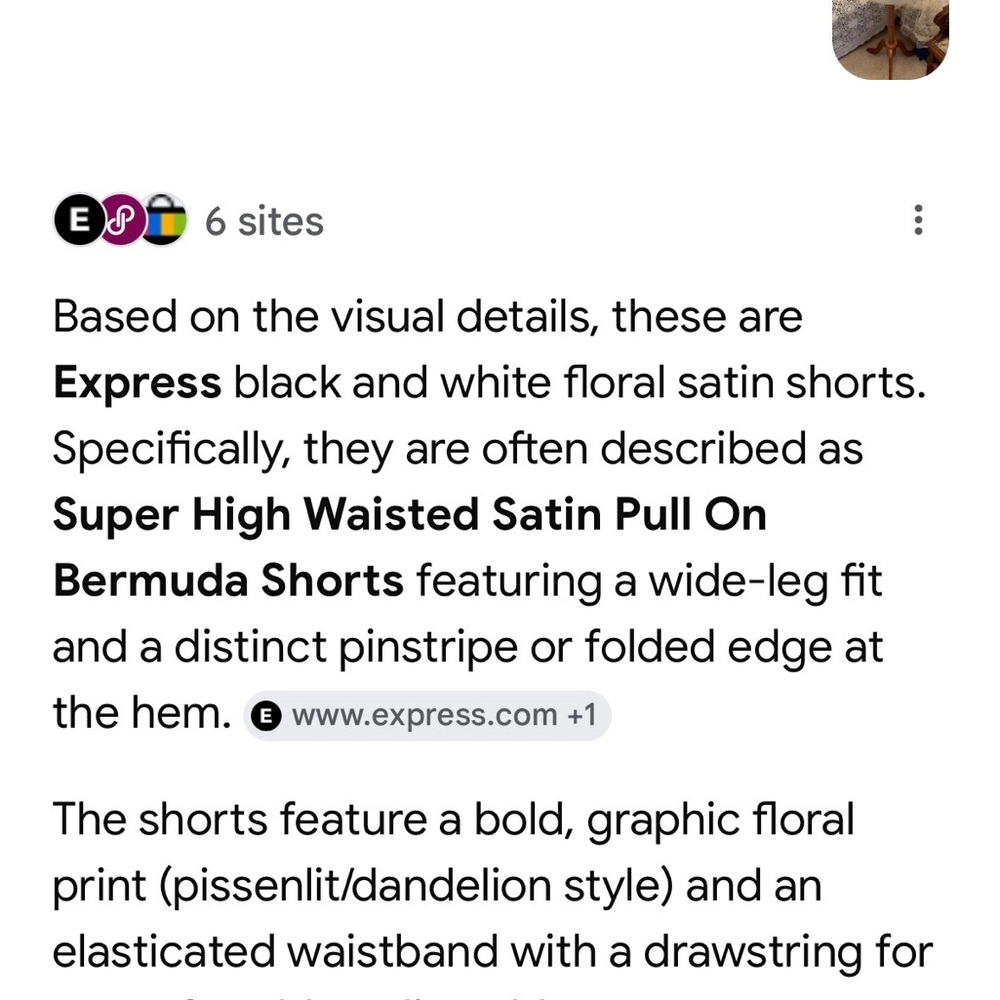 Express Black and White Floral Flowy Shorts with Pockets 🤩 - Picture 10 of 10